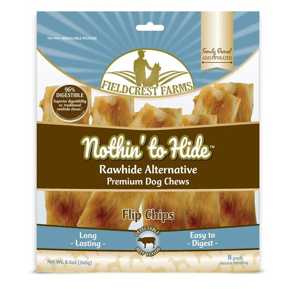 Nothin To Hide Fieldcrest Farms Nothin' to Hide Beef Grain Free Chews For Dogs 8 pk 156 - main